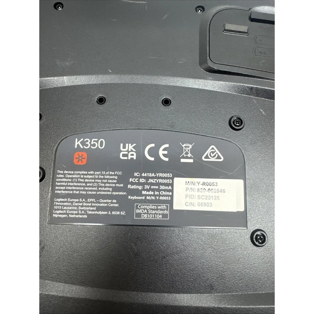 Logitech k350 wave